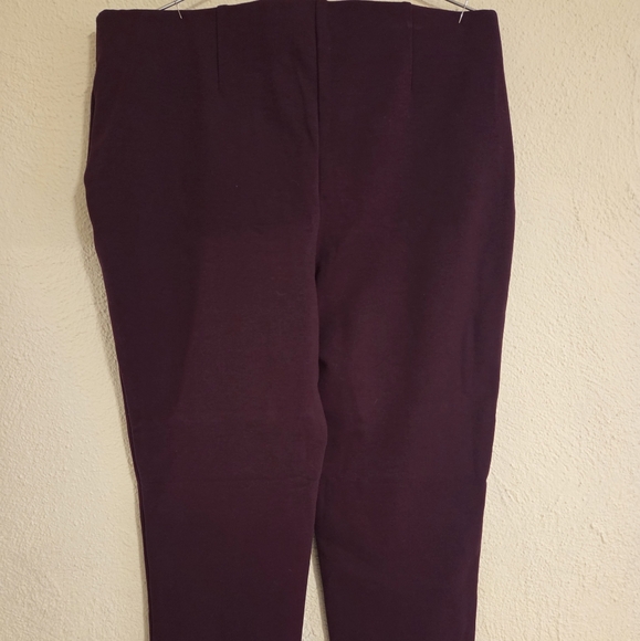 Chico's Deep Purple Women's Trousers - Picture 2 of 3
